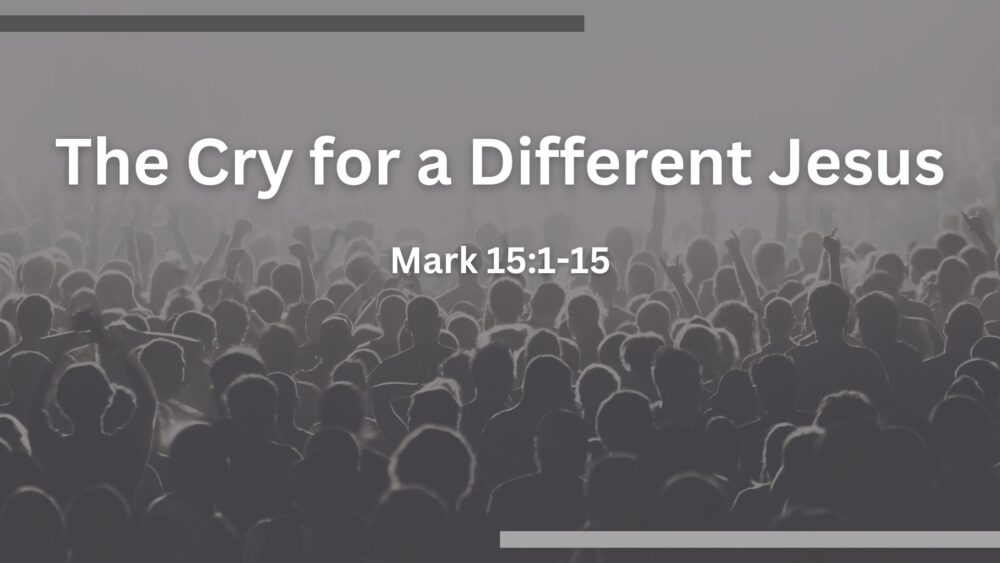 The Cry for a Different Jesus Image